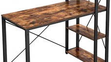 Birou cu rafturi Vasagle, 120x119.3x60cm