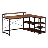 Birou pe colt reversibil Tebul Pako World Stejar deschis 100x60x88 cm - 1