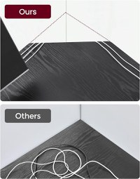 Birou, Vasagle, Negru, 138x138x76 cm - 7