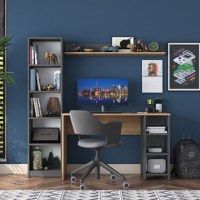 Biroul de studiu HA116, Nuc- Antracit - 1