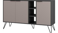 Bufet Clara, Pako World, Antracit, 142x35x82 cm