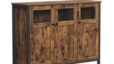 Bufet living, Vasagle, Maro Rustic, LSC099B01, 100 x 35 x 75 cm