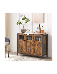 Bufet living, Vasagle, Maro Rustic, LSC099B01, 100 x 35 x 75 cm - 7