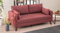 Canapea 2 locuri Bella Rosu 177x85x81 cm - 3