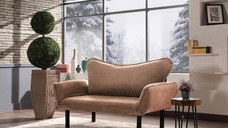 Canapea 2 locuri extensibila Chatto Maro deschis