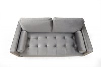 Canapea 2 locuri Jaber Gri 178x80 cm - 4
