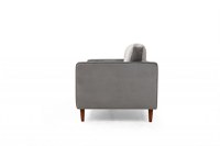 Canapea 2 locuri Jaber Gri 178x80 cm - 7