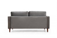 Canapea 2 locuri Jaber Gri 178x80 cm - 9