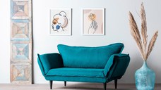 Canapea 2 locuri Vino, Verde Petrol