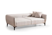 Canapea 3 locuri Belissimo Bej 220x67x95 cm - 7