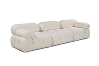 Canapea 3 locuri Bubble Alb - 4