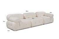 Canapea 3 locuri Bubble Alb - 18