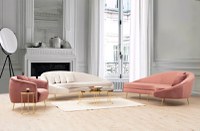 Canapea 3 locuri Eses Roz 255x120x85 cm - 1