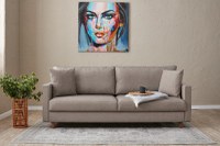 Canapea 3 Locuri Eva Cream - 1