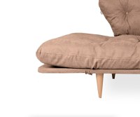 Canapea 3 locuri Nina, Maro deschis - 6