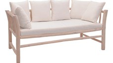 Canapea cu 2 locuri pentru gradina de gradina Dranjere Boho Pako World Natural 167x80x71 cm