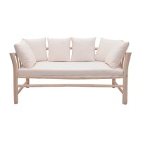 Canapea cu 2 locuri pentru gradina de gradina Dranjere Boho Pako World Natural 167x80x71 cm - 2