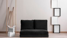 Canapea Extensibila, 2 Locuri Taida Black