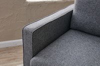 Canapea Extensibila, 3 Locuri Eva Gri - 6