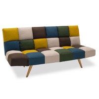 Canapea extensibila 3 locuri Freddo stofa multicolor 182x81x84 cm - 1