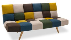 Canapea extensibila 3 locuri Freddo stofa multicolor 182x81x84 cm