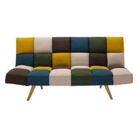 Canapea extensibila 3 locuri Freddo stofa multicolor 182x81x84 cm - 4