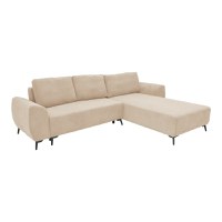 Canapea extensibila 3 locuri, Pako World, Textil, Bej, 286x204x93 cm - 1