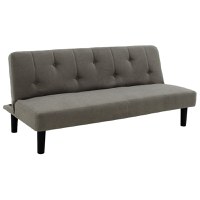Canapea extensibila Breathe material textil antracit 167x77x73 cm - 1