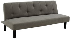 Canapea extensibila Breathe material textil antracit 167x77x73 cm