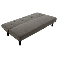 Canapea extensibila Breathe material textil antracit 167x77x73 cm - 4