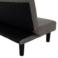 Canapea extensibila Breathe material textil antracit 167x77x73 cm - 6