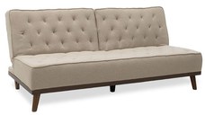Canapea extensibila Marco material bej 180x80x80cm