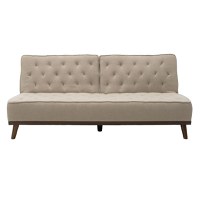 Canapea extensibila Marco material bej 180x80x80cm - 5