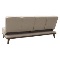 Canapea extensibila Marco material bej 180x80x80cm - 6