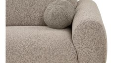 Canapea lounge Clyde gri, 109/177 x 300 x 75 cm