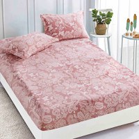 Cearsaf de pat Cocolino cu elastic si 2 fete de perna Roxana 180x200cm - 1