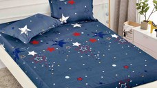 Cearsaf de pat cu elastic si 2 fete de perna Freddy 90x200 cm (Finet)