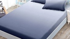 Cearsaf de pat cu elastic si 2 fete de perna Junne Rainbow V7 180x200 cm (Finet)
