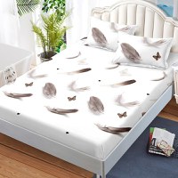 Cearsaf de pat cu elastic si 2 fete de perna Myles 180x200 cm (Finet) - 1