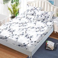 Cearsaf de pat cu elastic si 2 fete de perna Tudor 180x200 cm (Finet) - 1