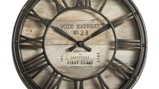 Ceas de perete Robin Pako World Bronz 21x21x5 cm