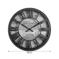 Ceas de perete Robin Pako World Bronz 21x21x5 cm - 3