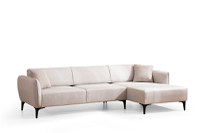 Colțar dreapta Belissimo Bej 270x140x67 cm - 5