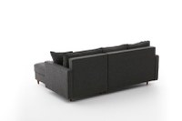 Colțar dreapta Eva Antracit 210x82x195 cm - 10