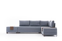 Coltar dreapta extensibil Fly Albastru 210x70x280 cm - 5