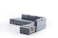 Coltar dreapta extensibil Fly Albastru 210x70x280 cm - 6