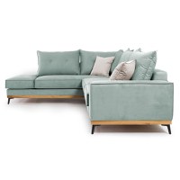 Coltar Dreapta Luxury II Ciel - Elephant - Negru 290x235x90 cm - 3