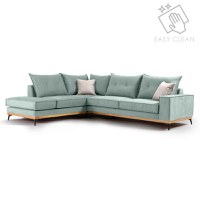 Coltar Dreapta Luxury II Ciel - Elephant - Negru 290x235x90 cm - 1