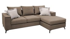 Coltar reversibil Fabulous in nuante mocha si crem - Dimensiuni 240x165x95cm