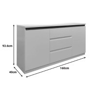 Comoda Chiemo Sonoma 160x40x93.6 cm - 5